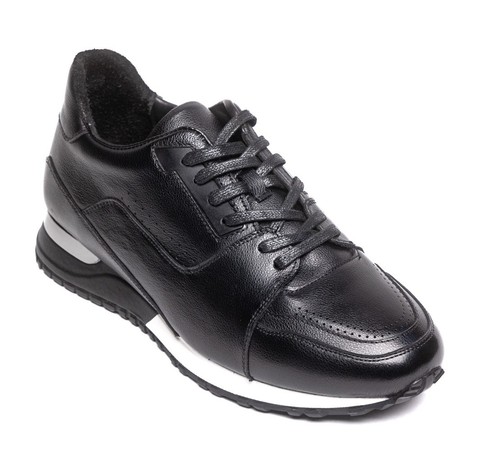 Herren leder sneaker - leder, –