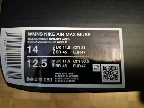 Nike air max muse black - air,